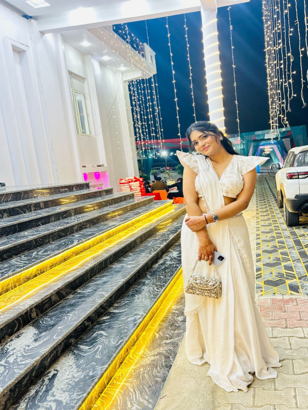 Adaa Bazaar Women's Ready-To-Wear Saree Dress
