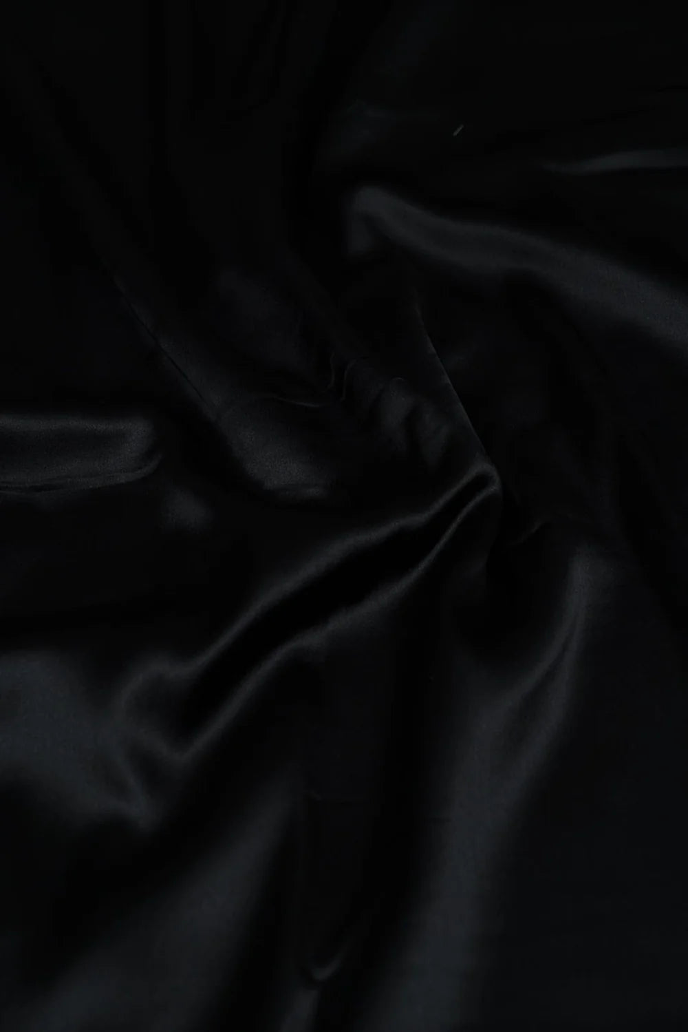 Adaa Bazaar Women's Black Dyed Satin Fabric ₹ 145 per metre