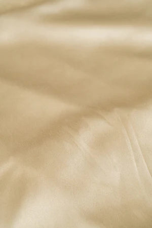 Adaa Bazaar Women's Light Beige Dyed Satin Fabric ₹ 145 per metre