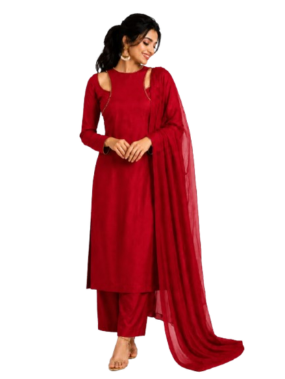 WOMEN HALTER NECCK KURTA SETS