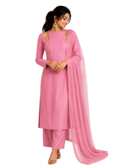 WOMEN HALTER NECCK KURTA SETS