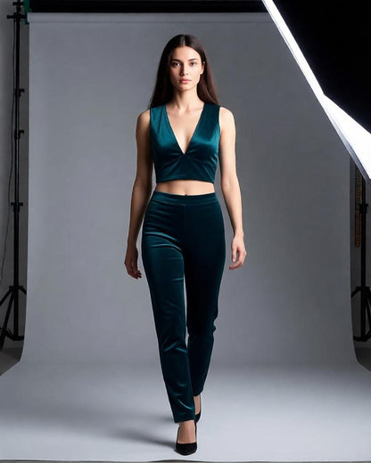 Luxury Bollywood  Style Raw Silk Tops