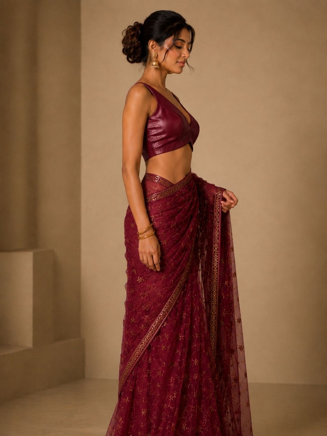 Women shantoon blouse perfect for party wear