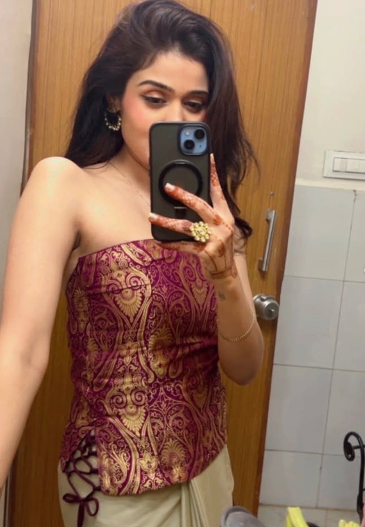 Draped saree / Pre-Stitched Saree Skirt
