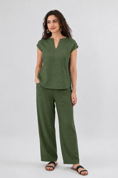 WOMEN COTTON CAMBRIC  CO-ORD SET FOR DAILY USE
