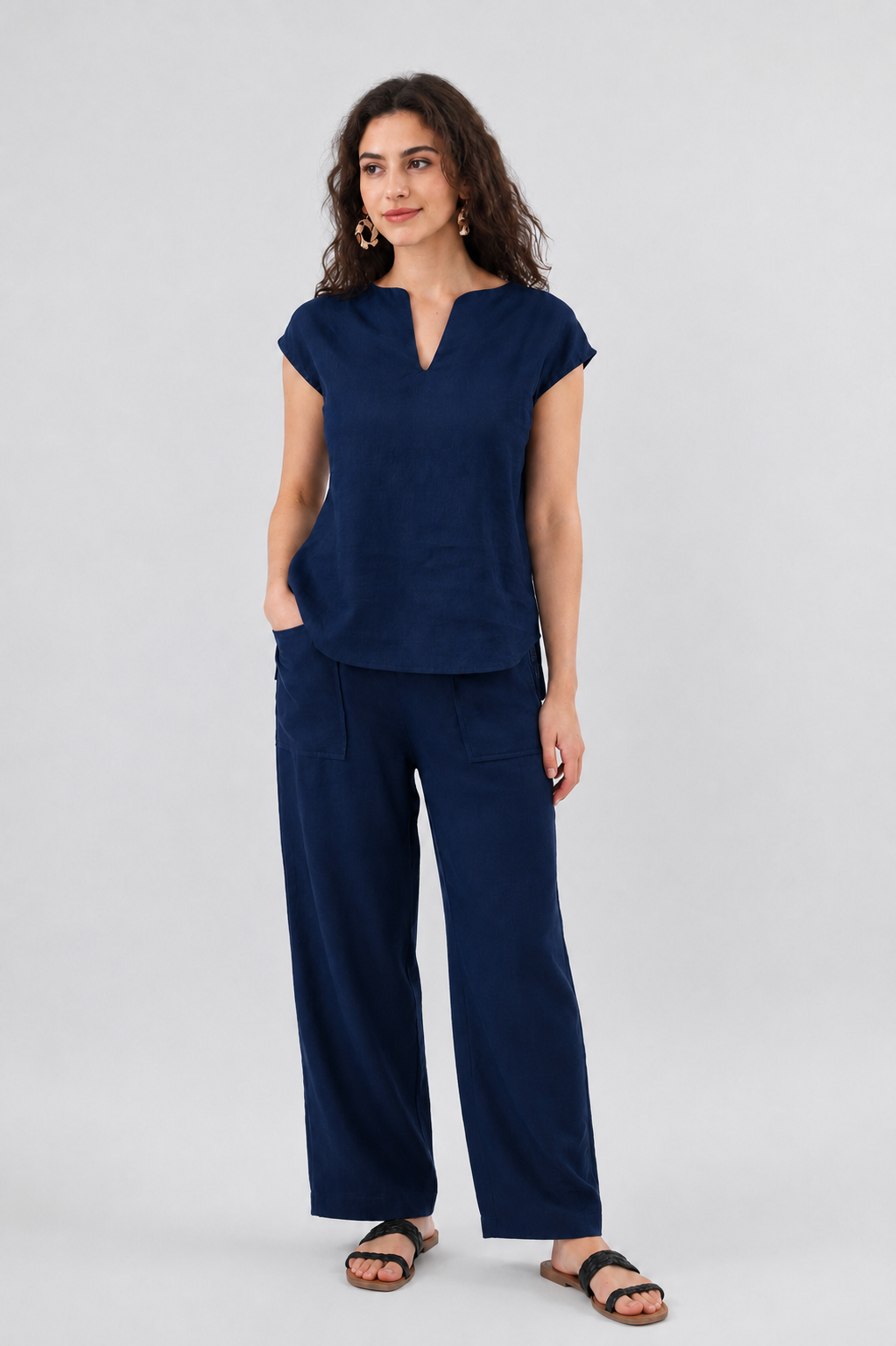 WOMEN COTTON CAMBRIC  CO-ORD SET FOR DAILY USE