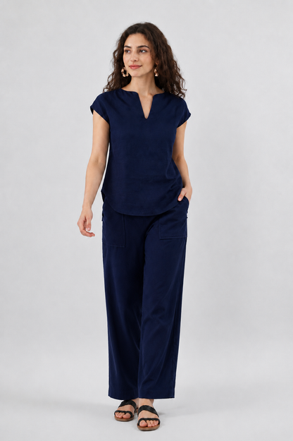 WOMEN COTTON CAMBRIC  CO-ORD SET FOR DAILY USE