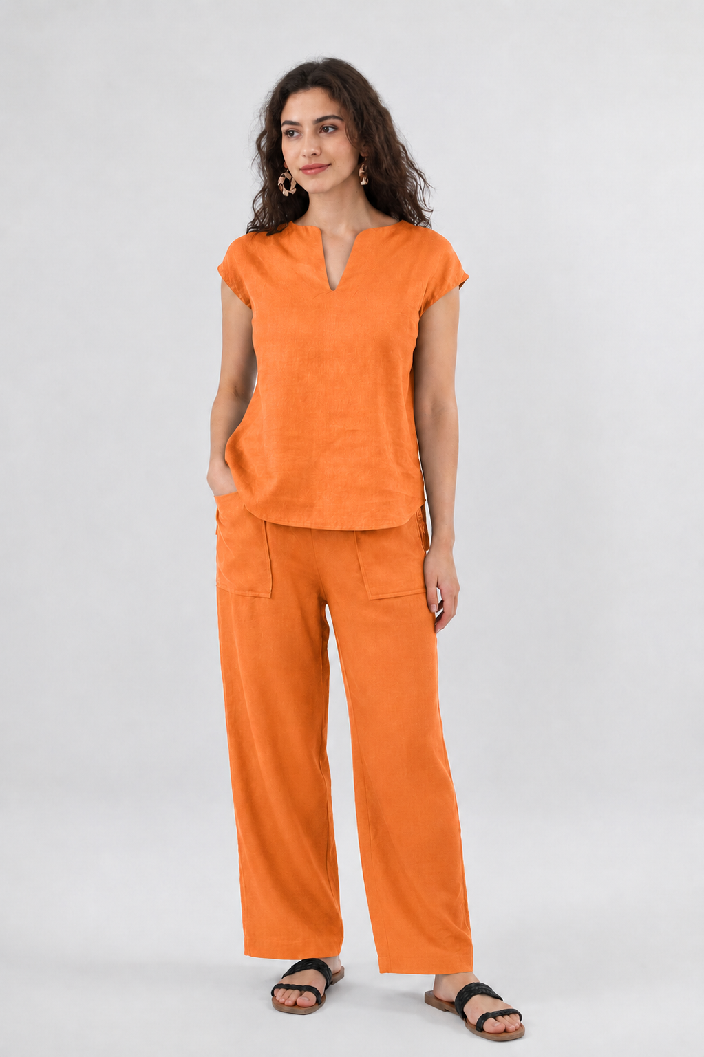 WOMEN COTTON CAMBRIC  CO-ORD SET FOR DAILY USE
