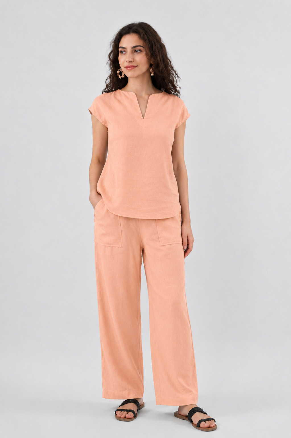WOMEN COTTON CAMBRIC  CO-ORD SET FOR DAILY USE