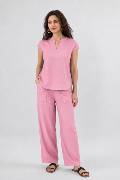 WOMEN COTTON CAMBRIC  CO-ORD SET FOR DAILY USE