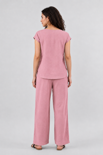 WOMEN COTTON CAMBRIC  CO-ORD SET FOR DAILY USE