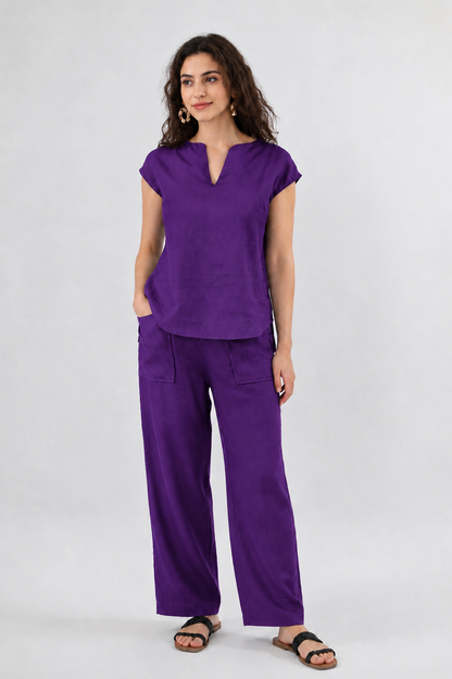 WOMEN COTTON CAMBRIC  CO-ORD SET FOR DAILY USE