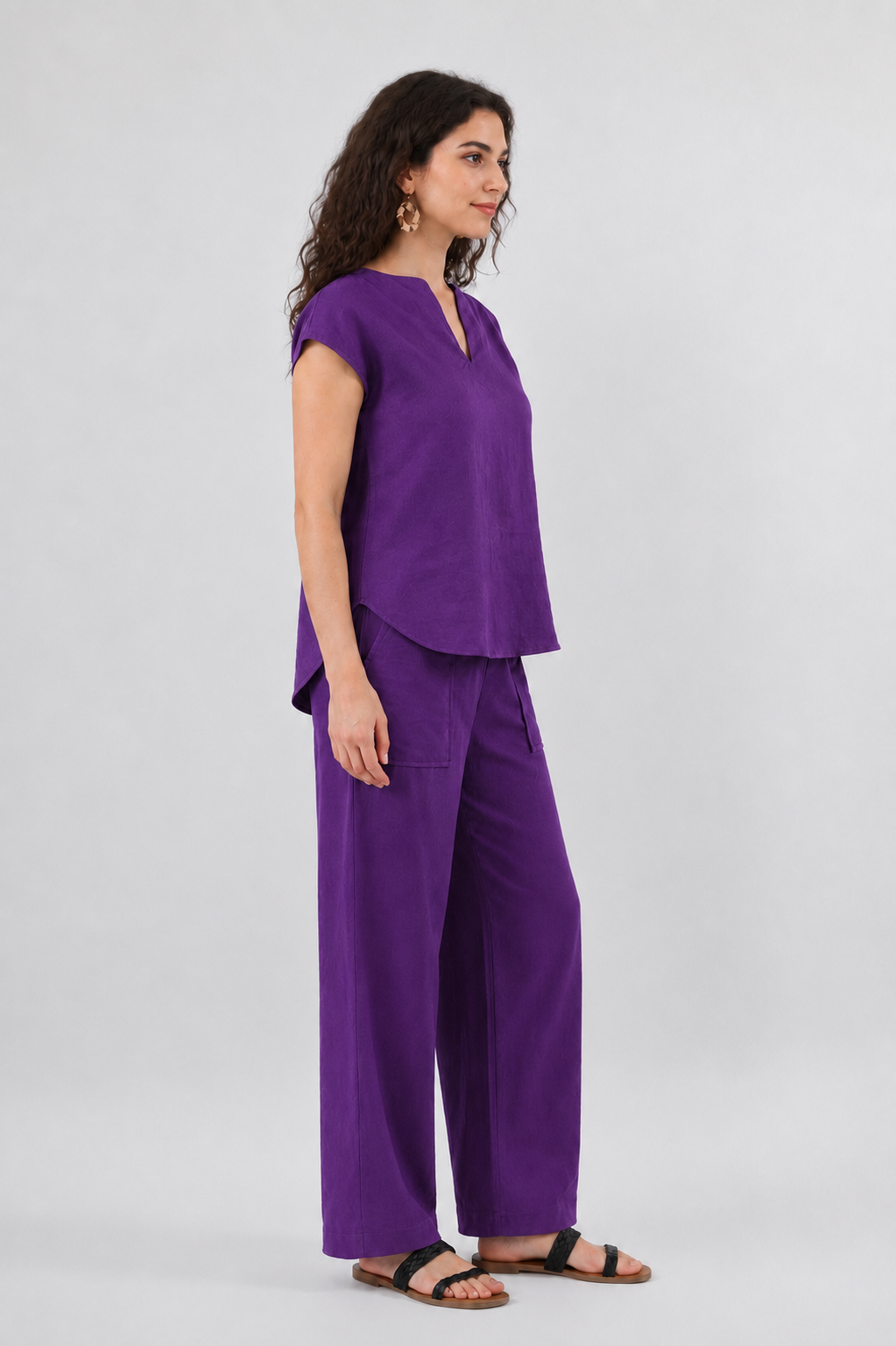WOMEN COTTON CAMBRIC  CO-ORD SET FOR DAILY USE