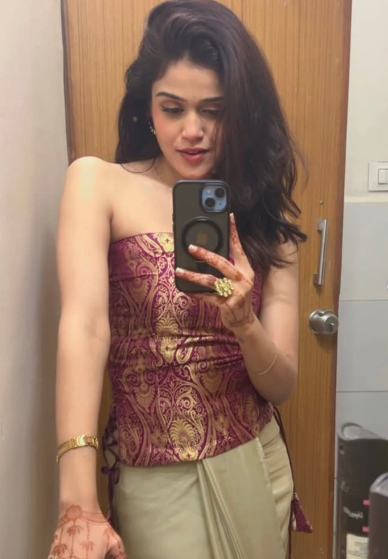 Draped saree / Pre-Stitched Saree Skirt