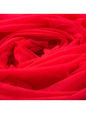 Adaa Bazaar Women's Red Plain Net Fabric ₹ 150/- per metre